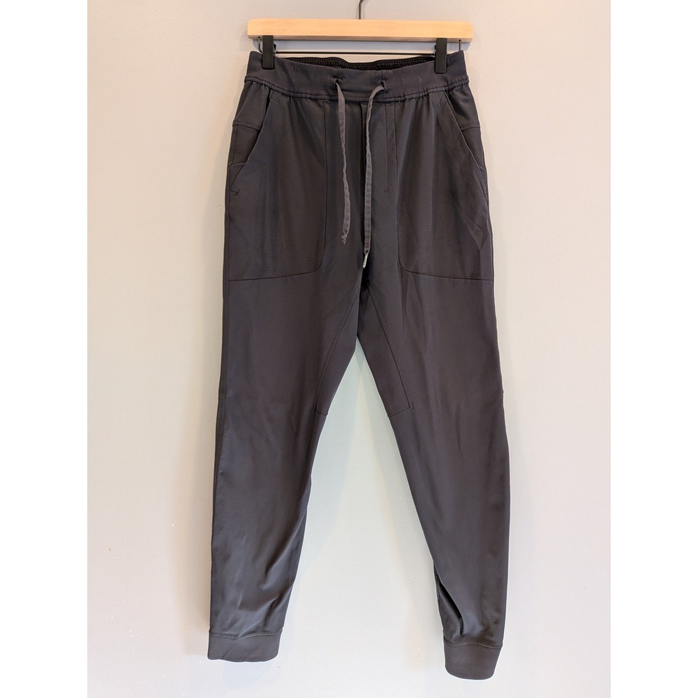 Lululemon ABC Jogger Pants Gray Stretch Technical Fabric Men's‎ Size S